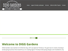 Tablet Screenshot of digggardens.com